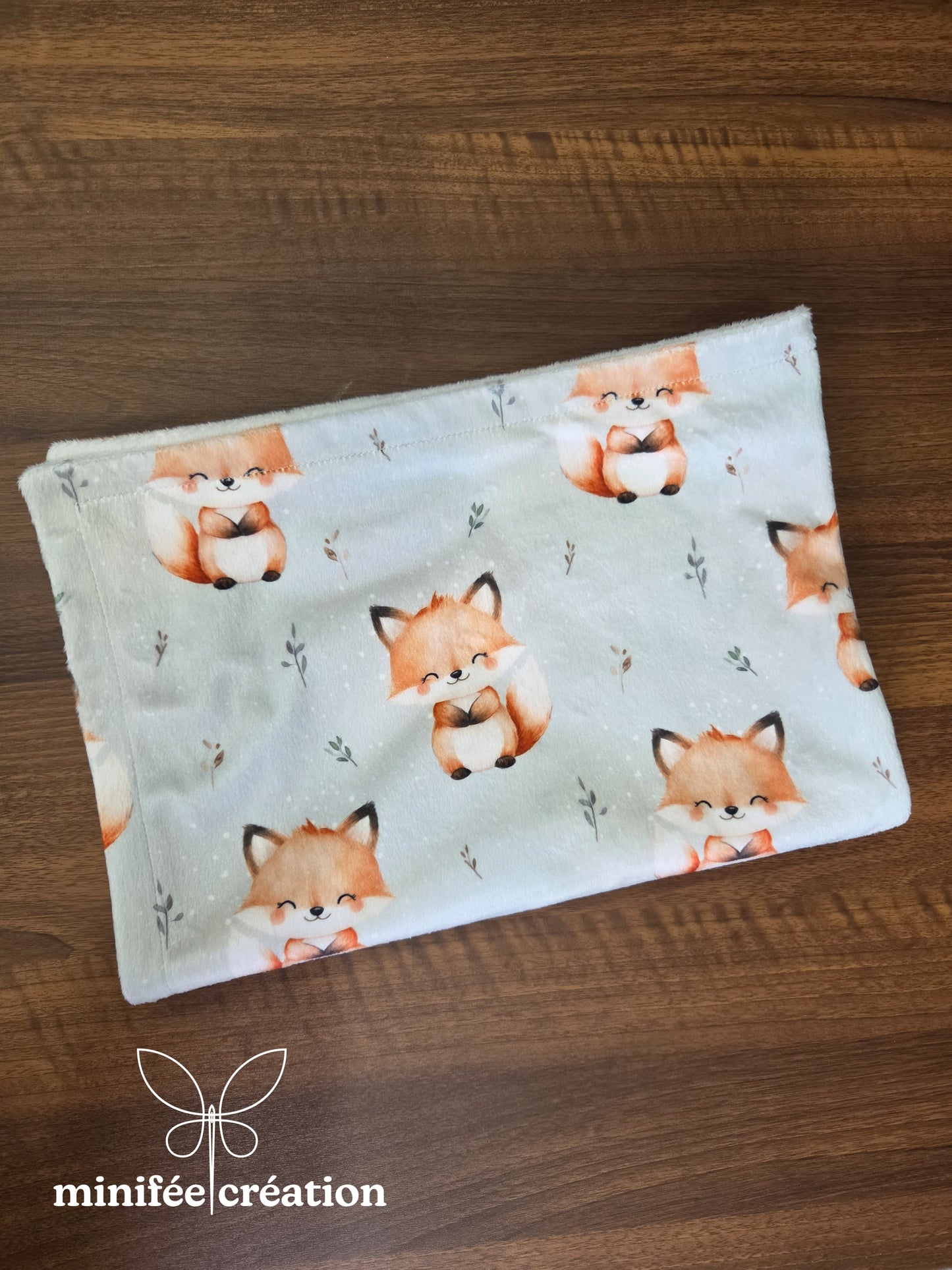 Doudou minky enfant | renards