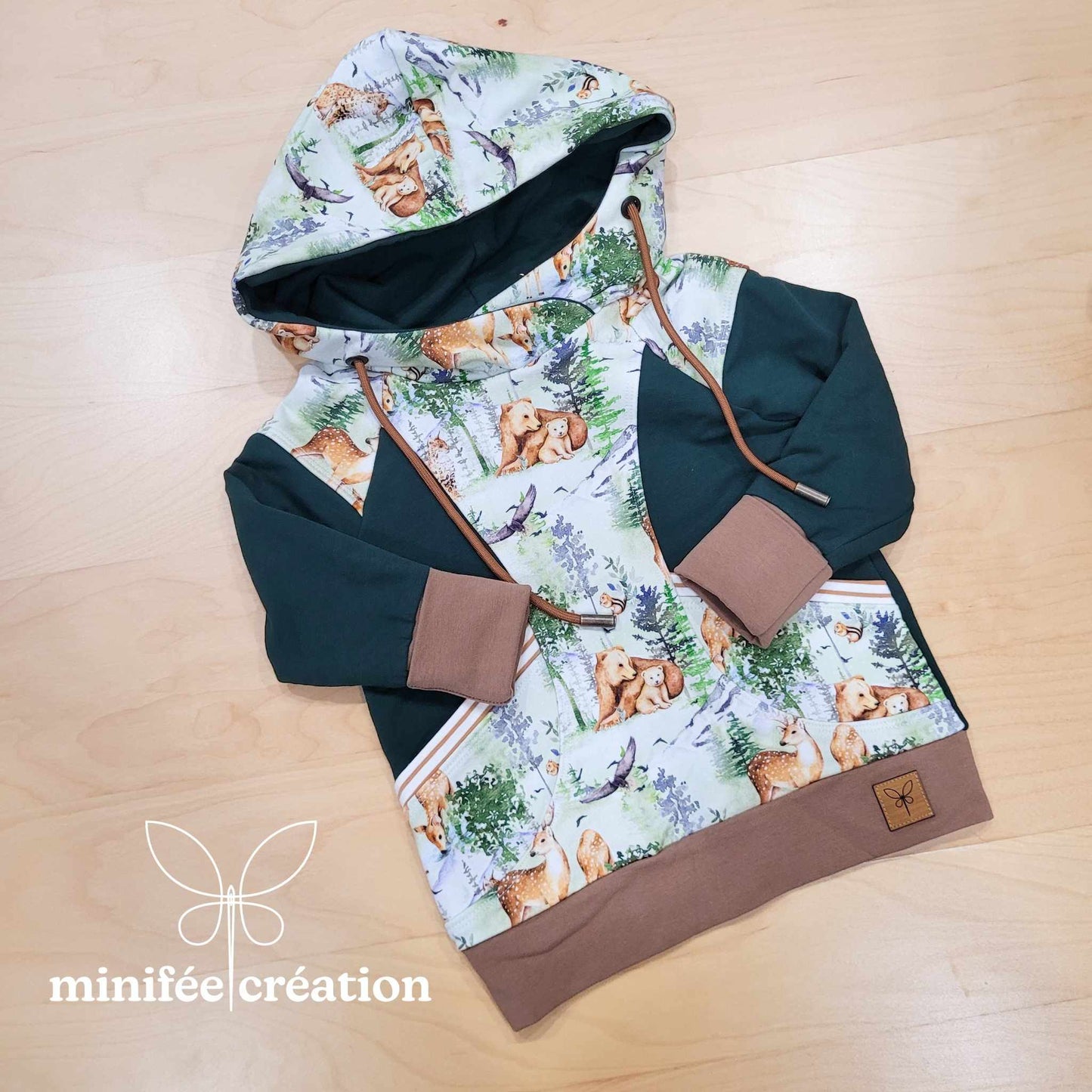 Hoodie évolutif | 1-3 ans | Ours