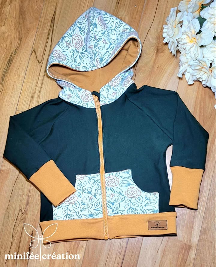 PERSONNALISÉ - Hoodie évolutif à zipper