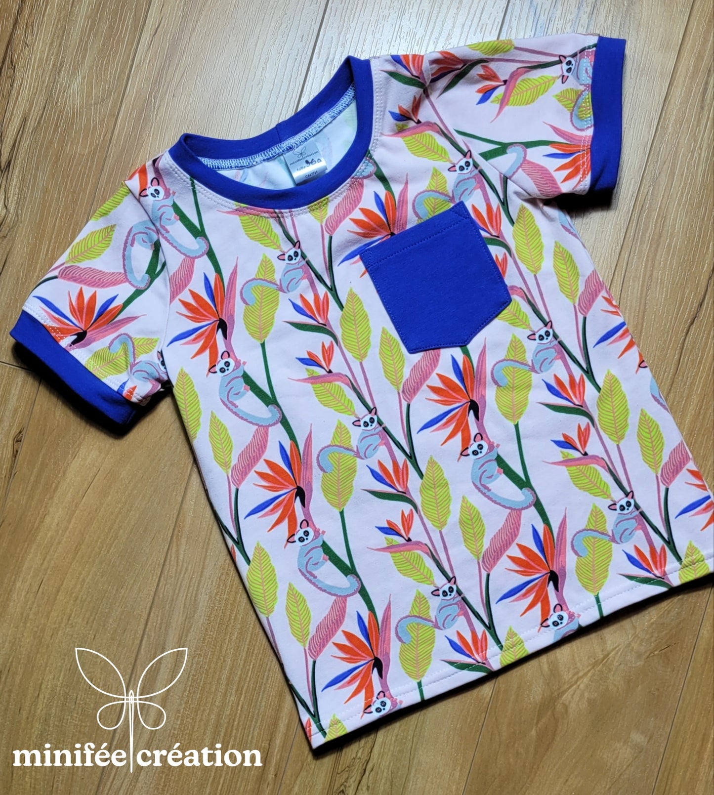 T-shirt évolutif | 3-6 ans | Lémurs