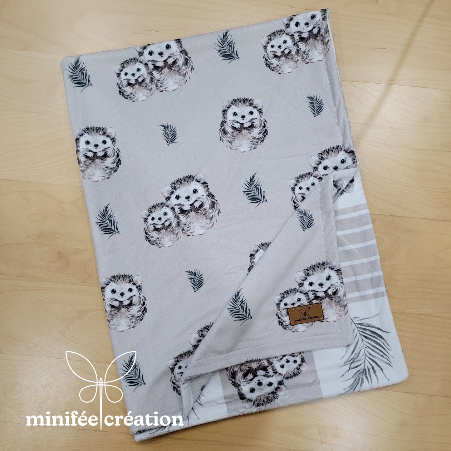 Doudou minky | Hérissons mignons