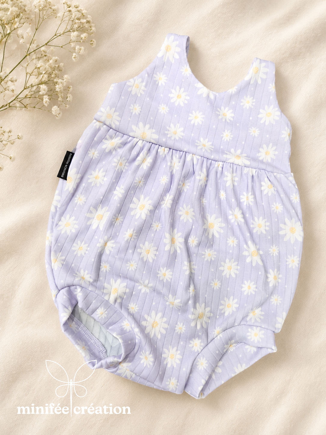 Romper marguerites | 3 mois