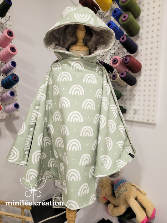 Poncho de voiture | arc-en-ciel