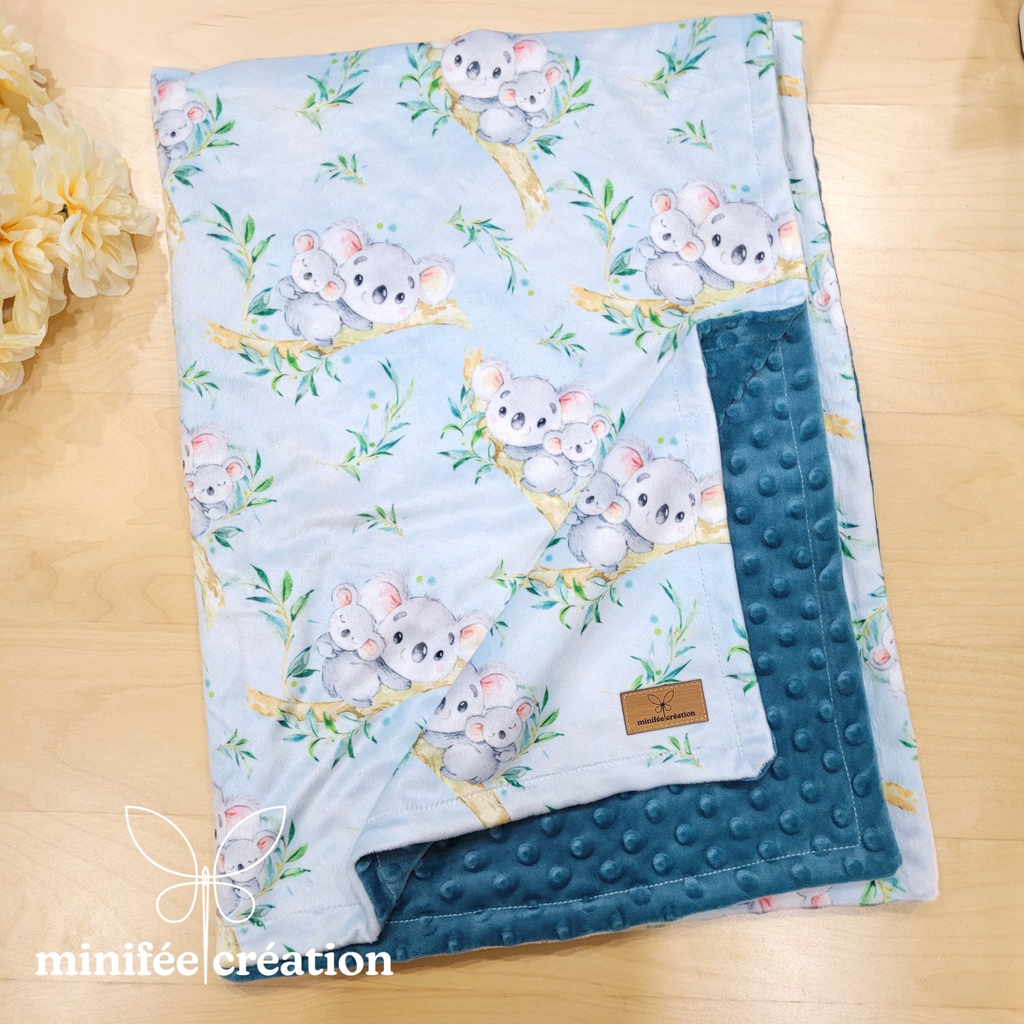 Doudou minky enfant | koalas