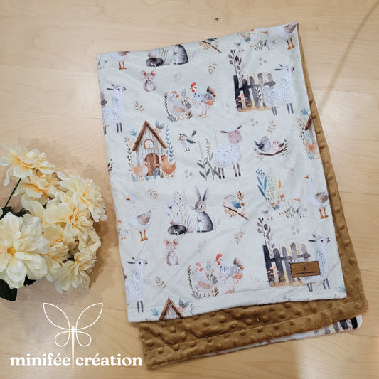 Doudou minky enfant | Ferme