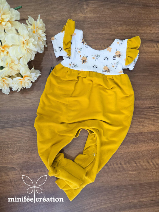 Romper Alice | petites abeilles | 9-12 mois